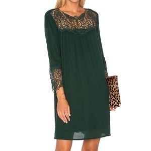 BB Dakota Green Lace Dress Sz Small